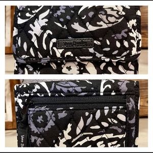 Vera Bradley Paisley Noir Euro Wallet NWT